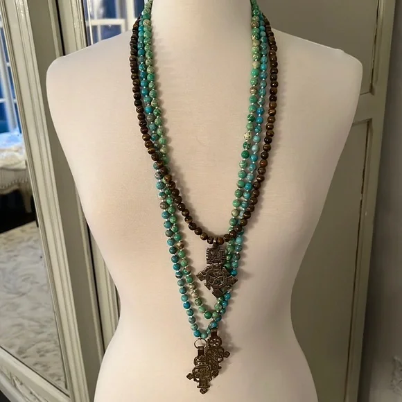 Spanish Cross Necklace Trio - Picture 5 of 5
